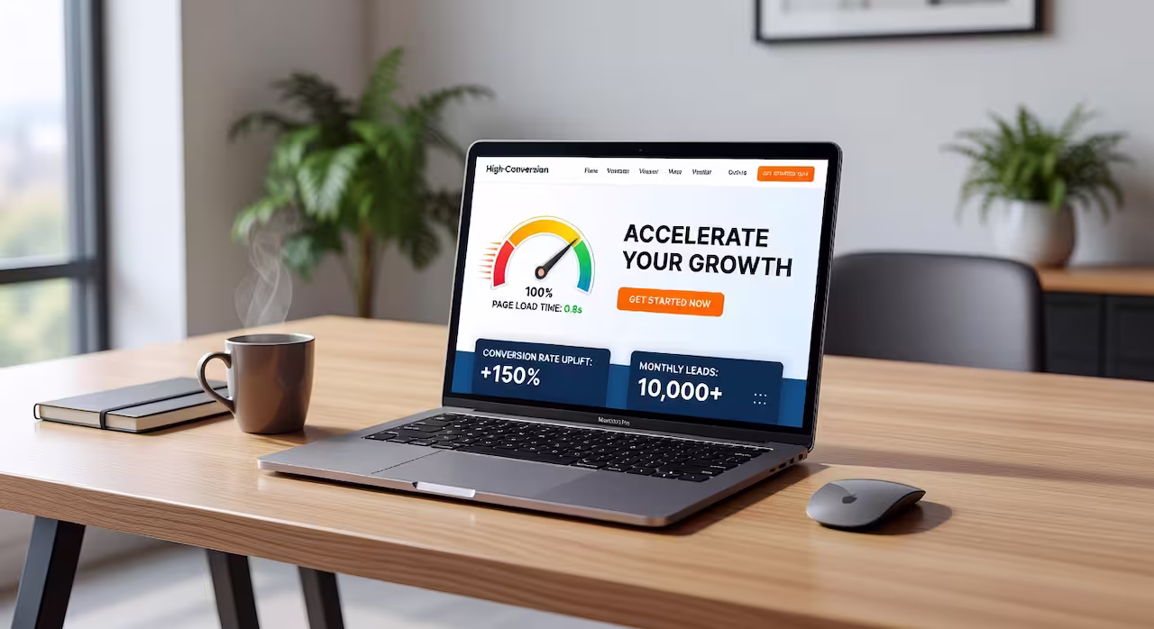 Same website design with drastically different performance scores